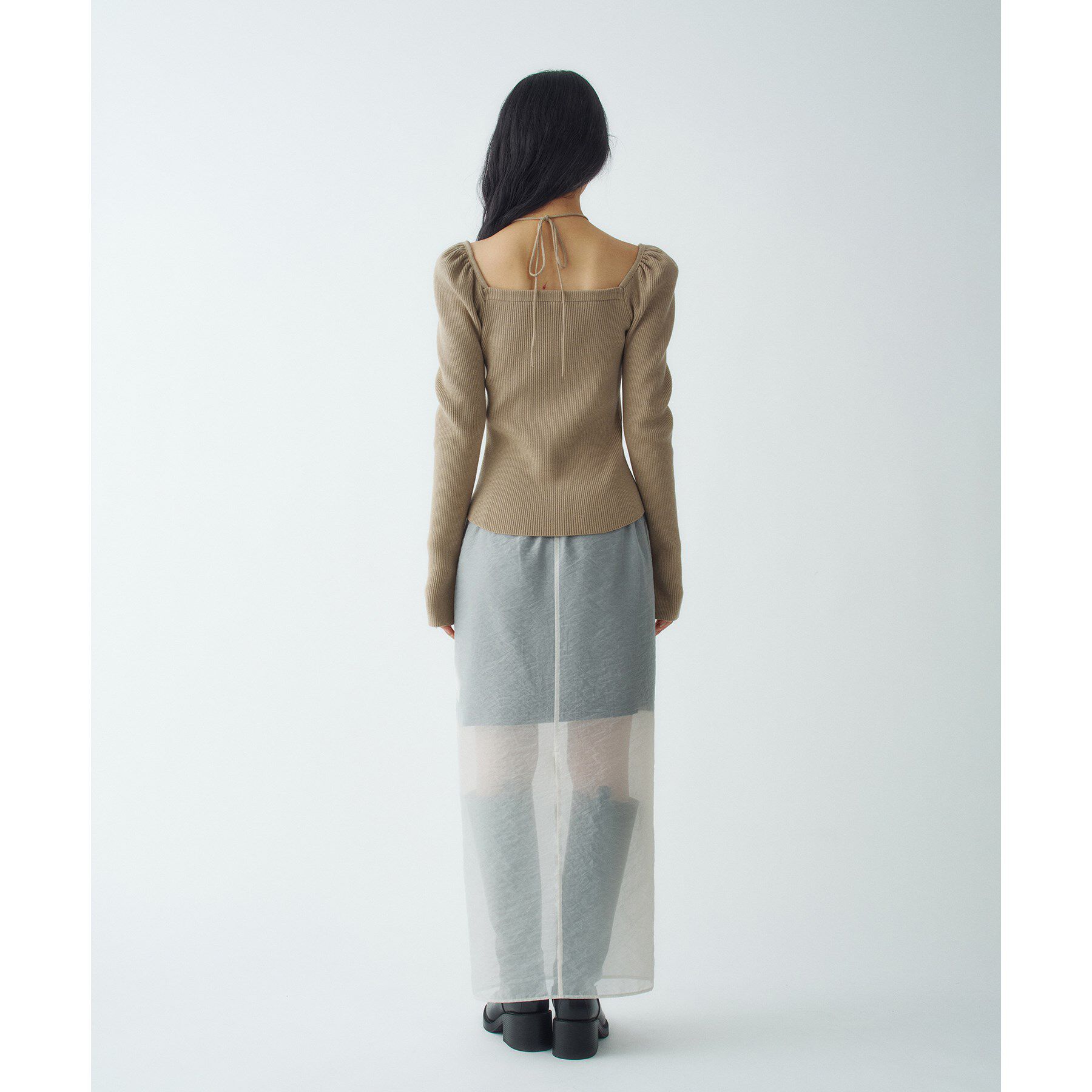 CODE A「femi gather rib knit」|ニット・セーター|