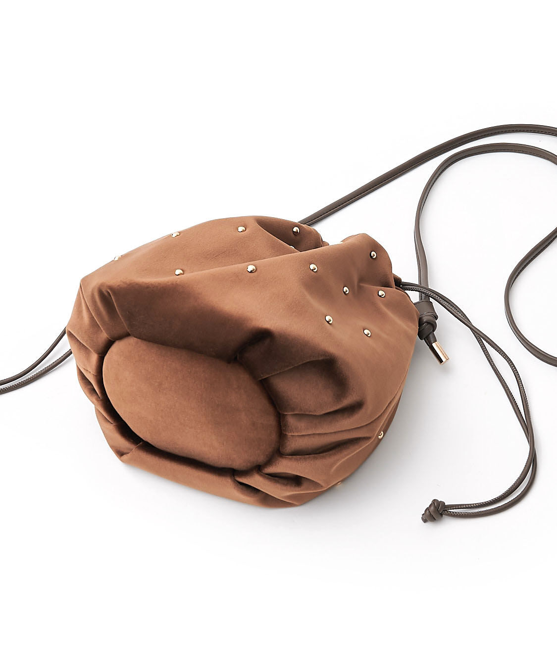 COCO DEAL「スタッズ巾着バッグ」|ショルダー・メッセンジャー|