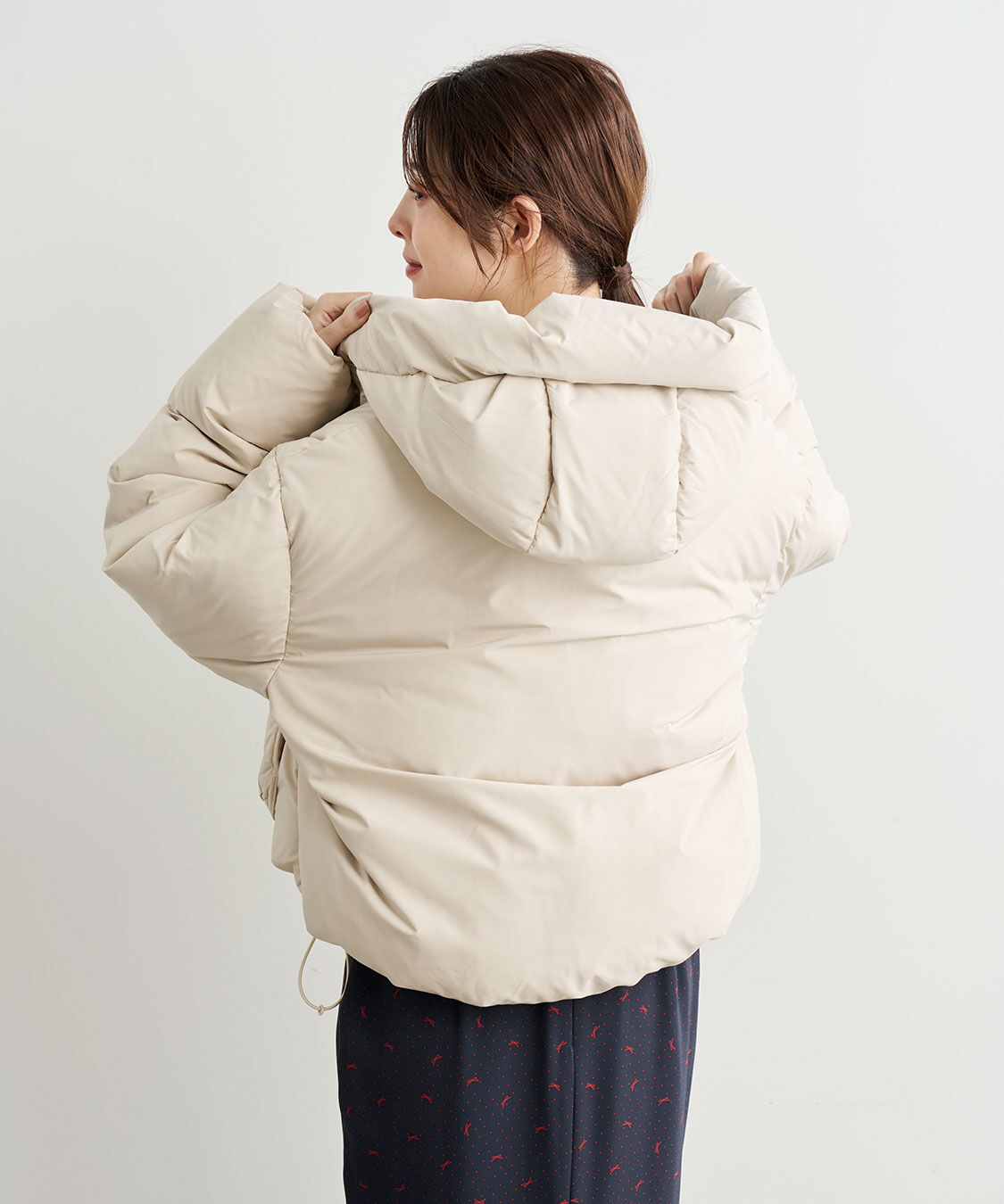 COCO DEAL「ショートフードダウンコート」|ダウン|