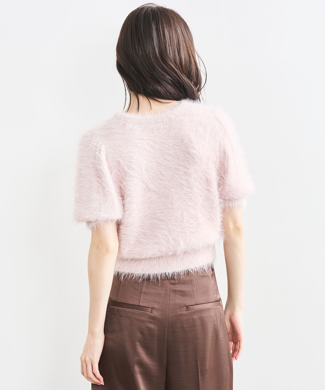 COCO DEAL「半袖フェザーニット」|ニット・セーター|