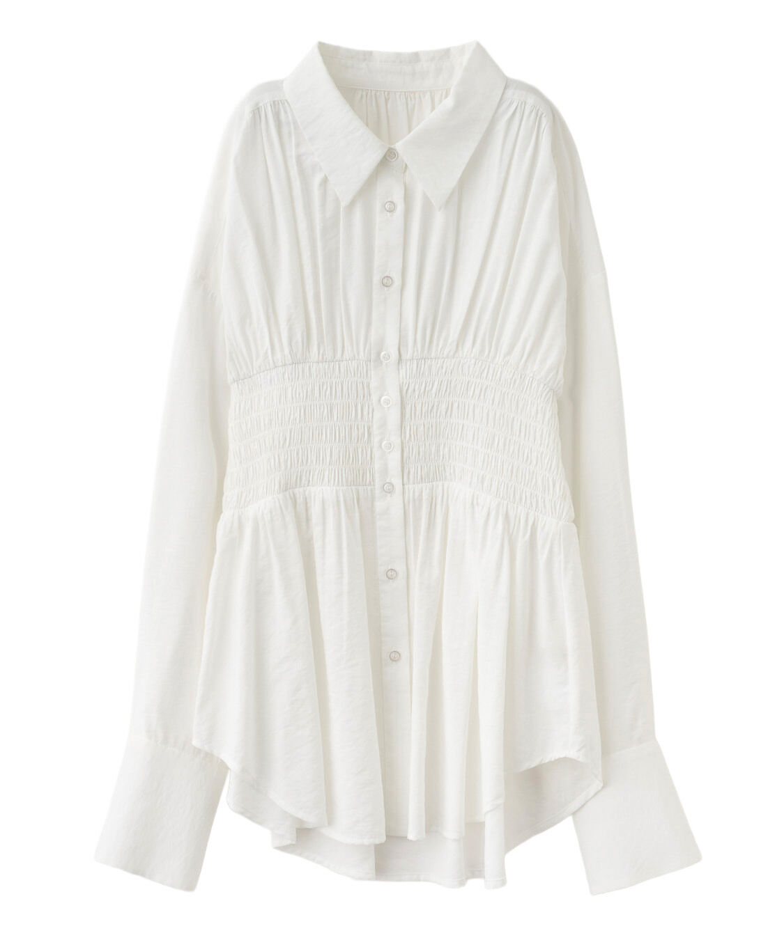 COCO DEAL「シャーリングウエストシャツ」|シャツ・ブラウス|