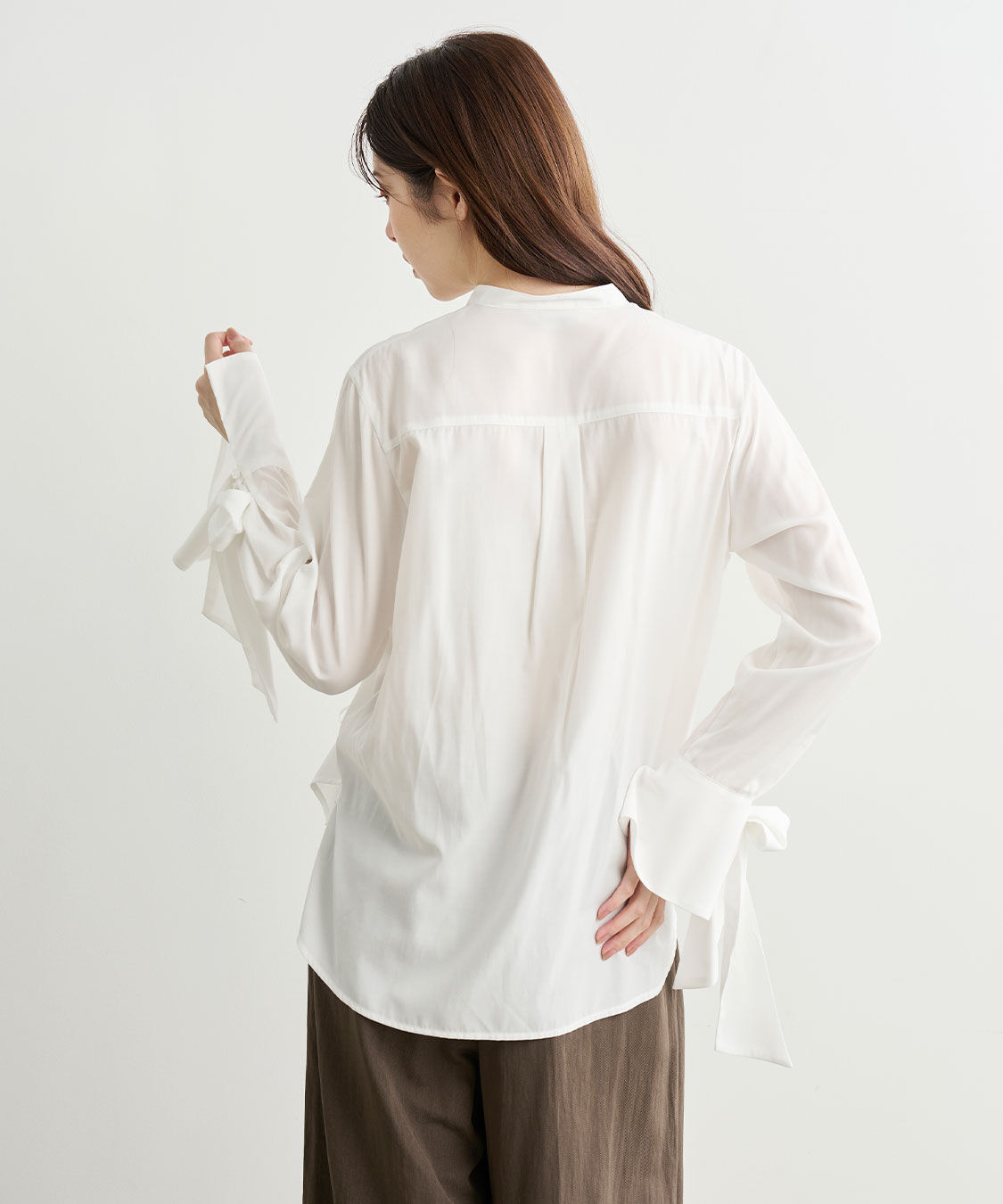 COCO DEAL「リボンスリーブドロストシャツブラウス」|シャツ・ブラウス|