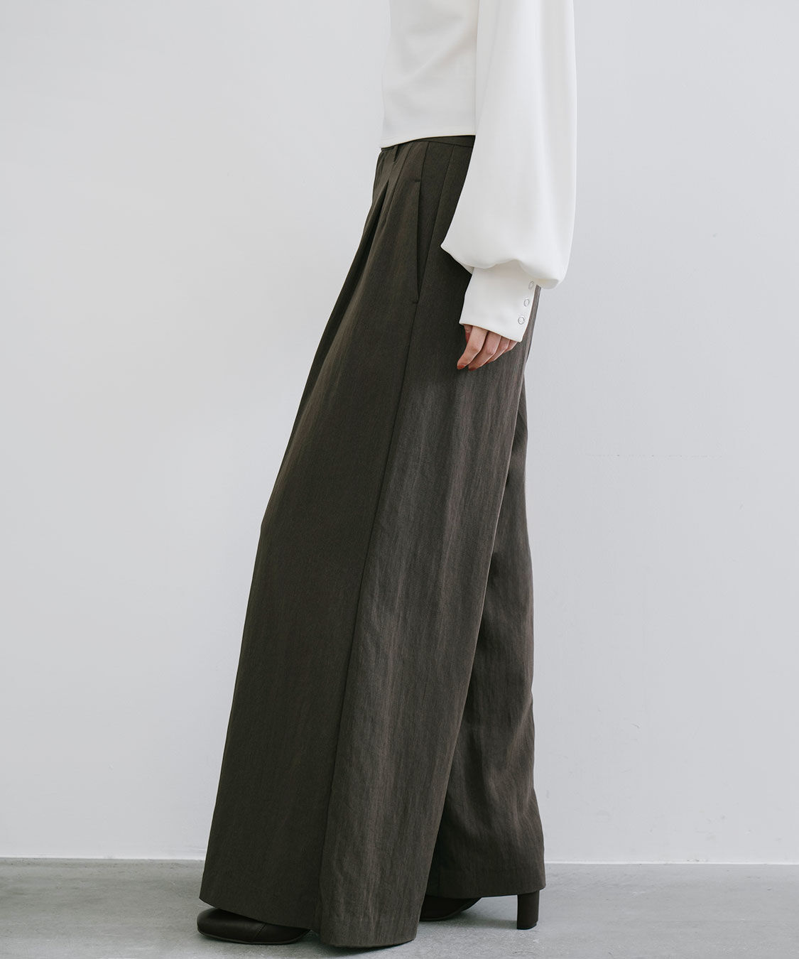 COCO DEAL「リラクシーワイドパンツ」|スラックス|