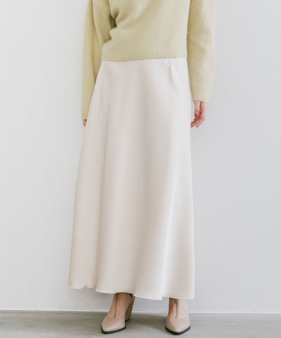 COCO DEAL「サテンナロースカート」|スカート|