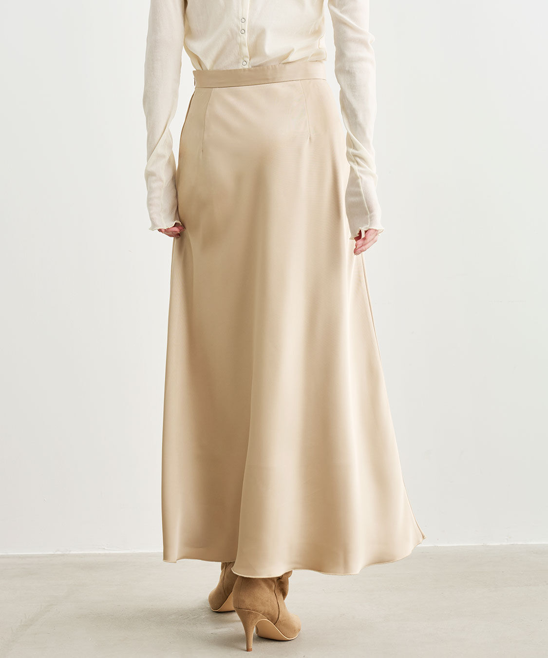 COCO DEAL「サテンナロースカート」|スカート|