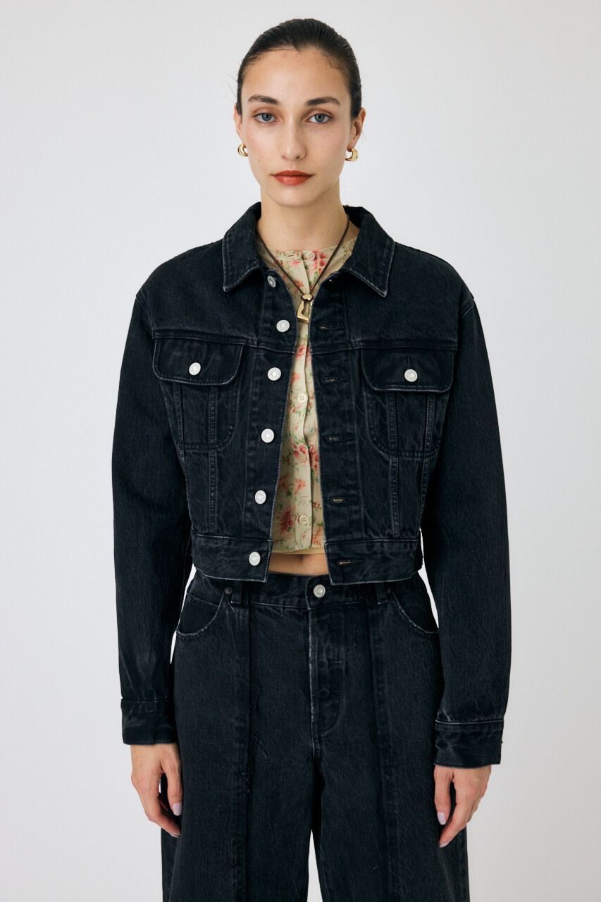 MOUSSY「90S SHORT デニムジャケット」|デニムジャケット|