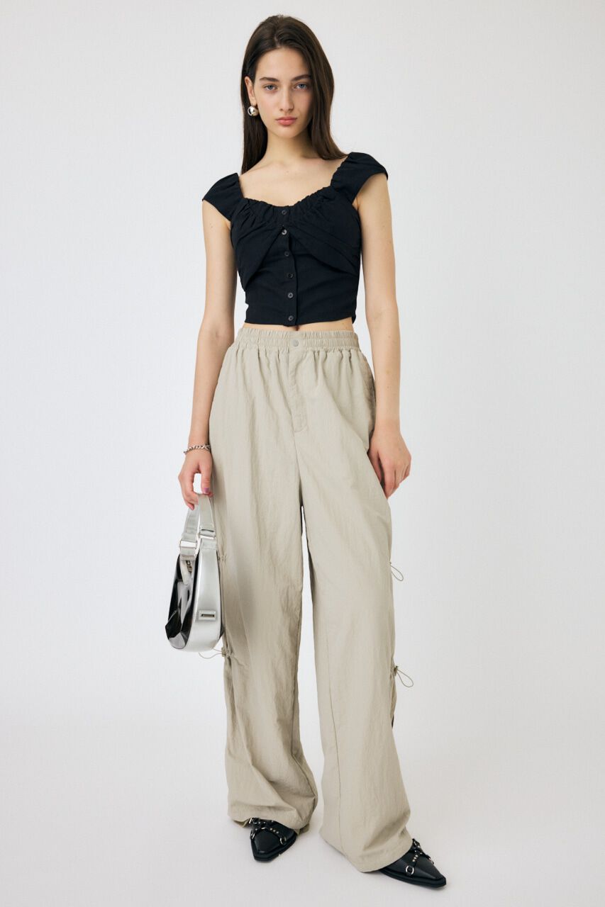 MOUSSY「LAYERED GATHERED ブラウス」|シャツ・ブラウス|