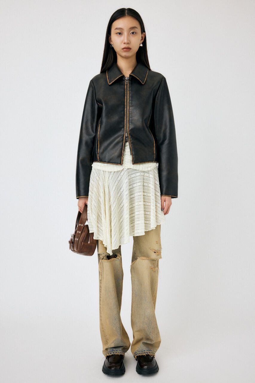 MOUSSY「ASYMMETRIC HEM LACY スカート」|スカート|