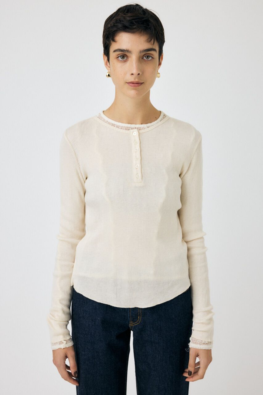 MOUSSY「HENRY NECK ロンT」|Tシャツ・カットソー|