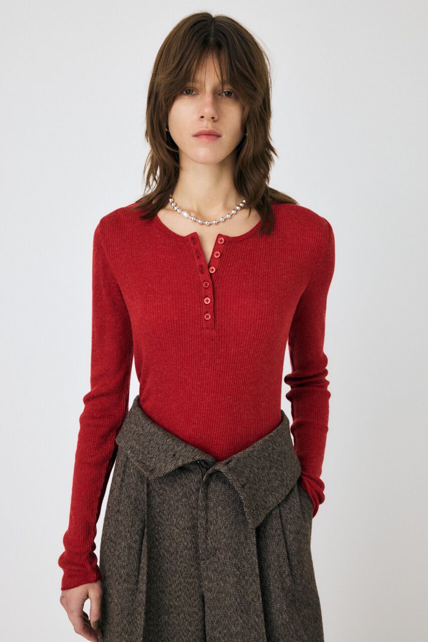 MOUSSY「HENRY NECK ロンT」|Tシャツ・カットソー|