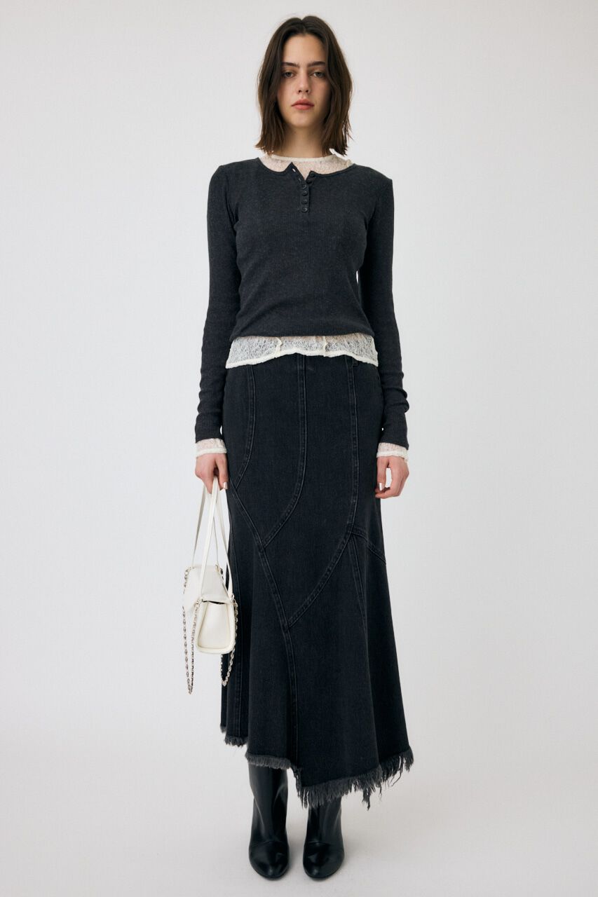 MOUSSY「HENRY NECK ロンT」|Tシャツ・カットソー|