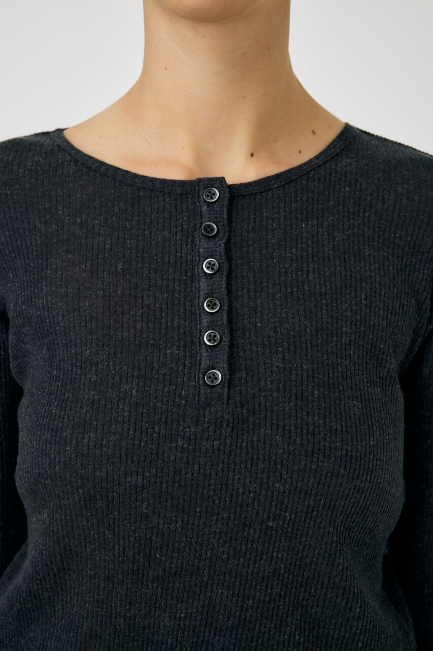 MOUSSY「HENRY NECK ロンT」|Tシャツ・カットソー|