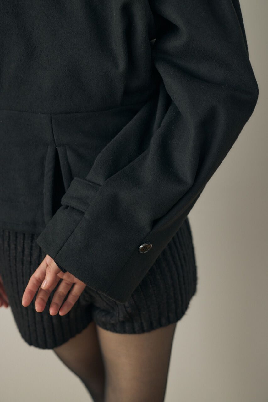 MOUSSY「ショートジャケット　リサイクルポリエステル&times;ウール混」|その他|