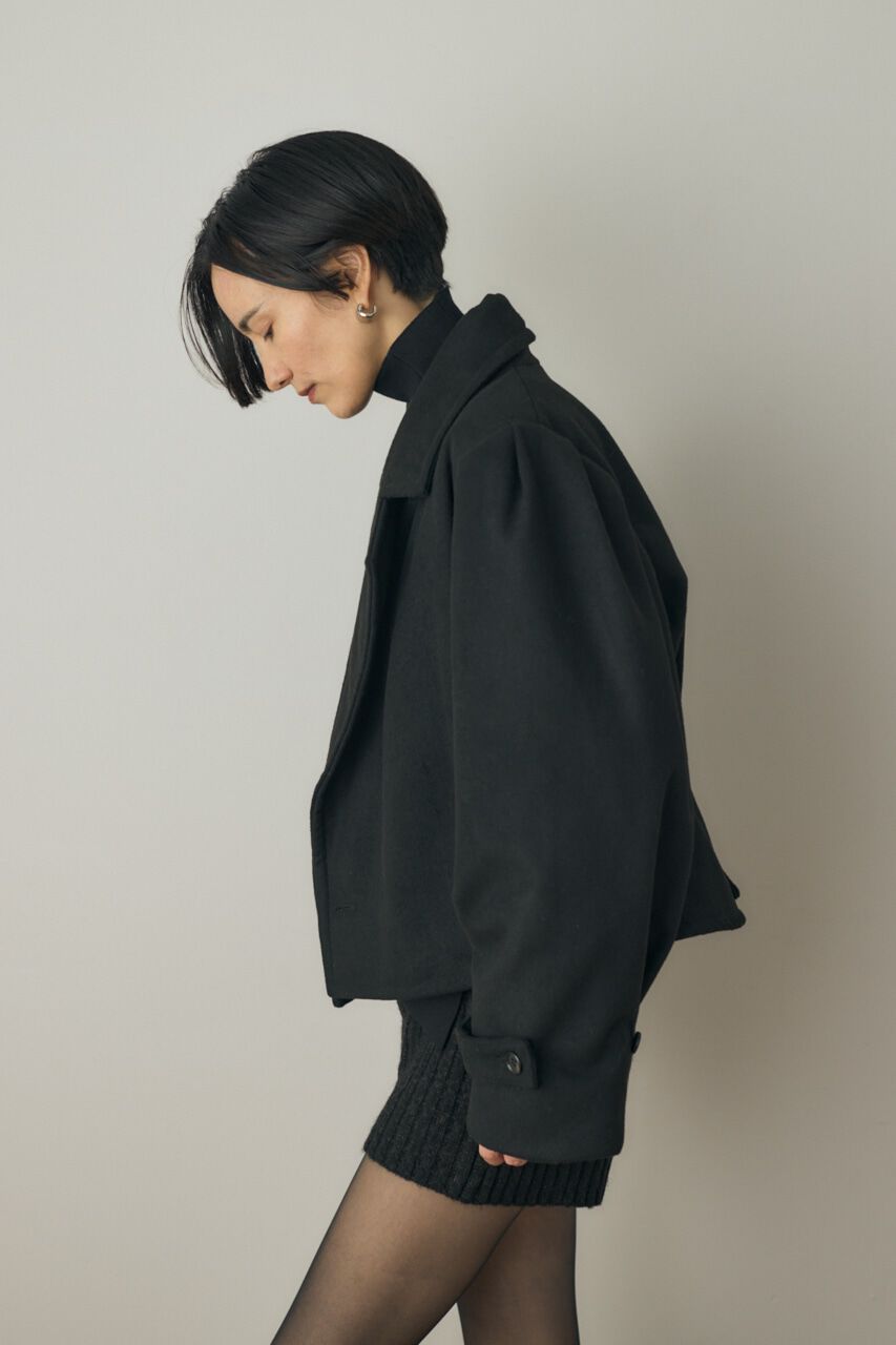 MOUSSY「ショートジャケット　リサイクルポリエステル&times;ウール混」|その他|