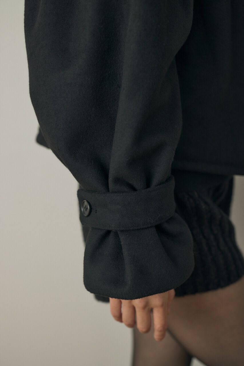 MOUSSY「ショートジャケット　リサイクルポリエステル&times;ウール混」|その他|