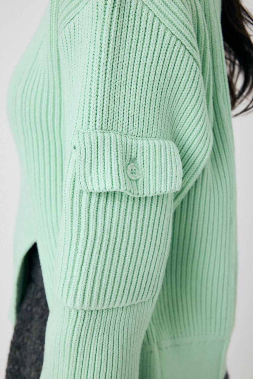 MOUSSY「SLIT ハイネックセーター」|ニット・セーター|