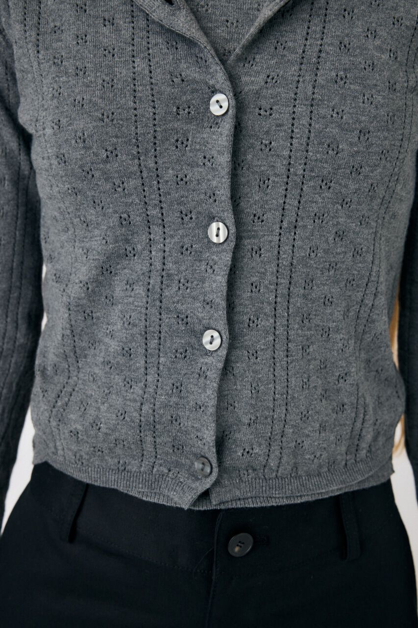 MOUSSY「PICOT EYELET ニットアンサンブル」|ニット・セーター|