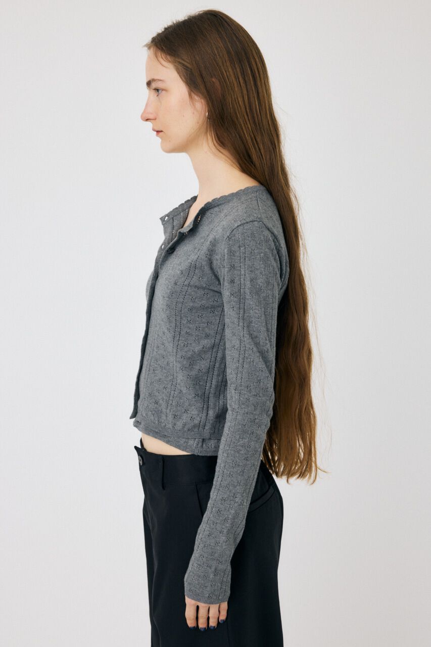 MOUSSY「PICOT EYELET ニットアンサンブル」|ニット・セーター|