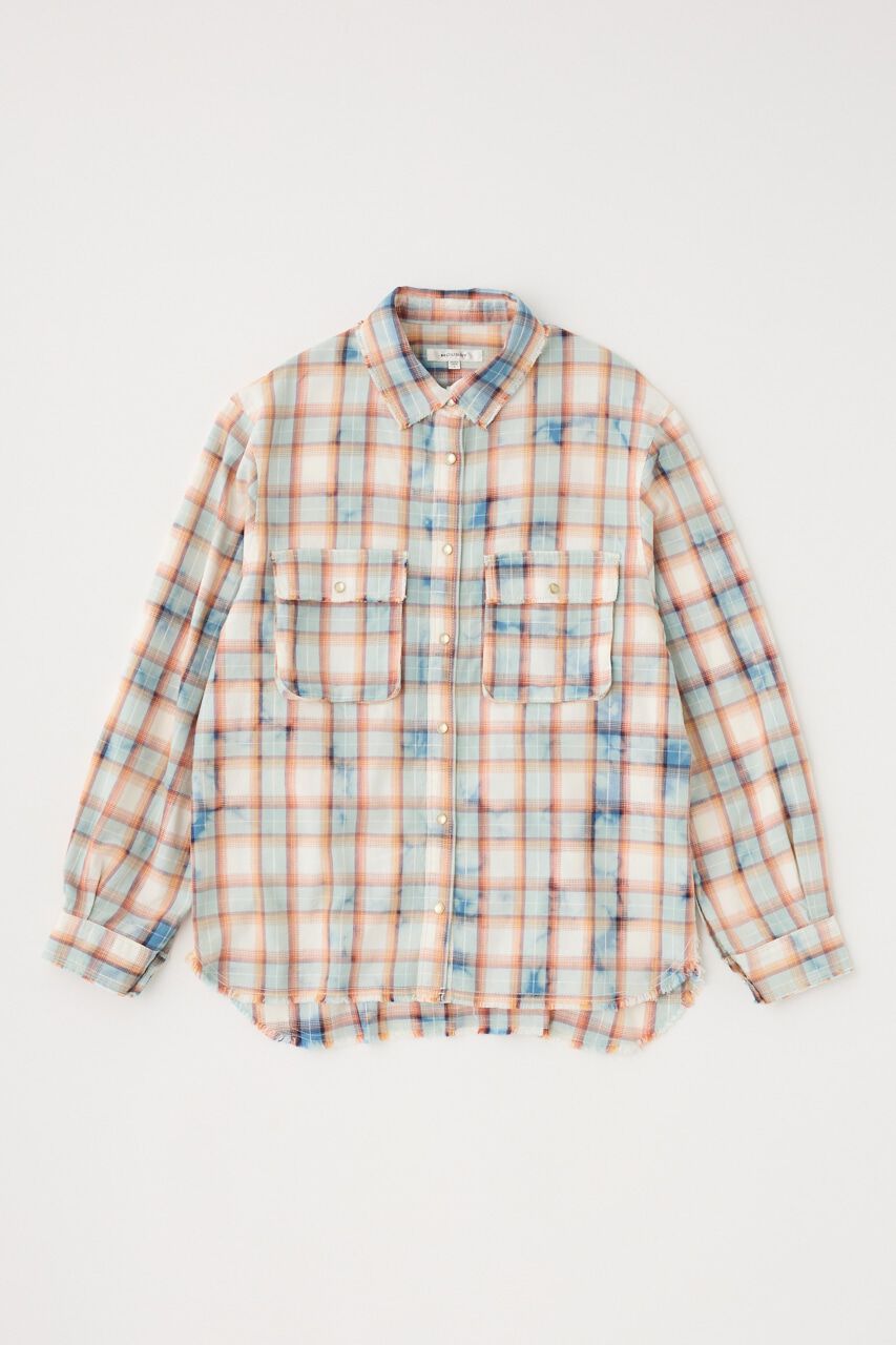 MOUSSY「BLEACH CHECK シャツ」|シャツ・ブラウス|
