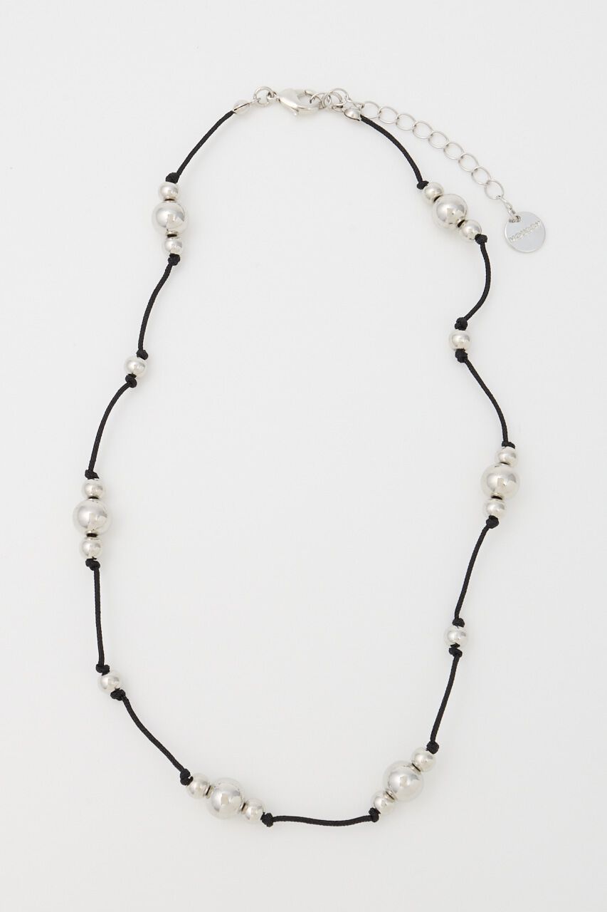 MOUSSY「CORD & CHAIN ネックレス」|ネックレス|