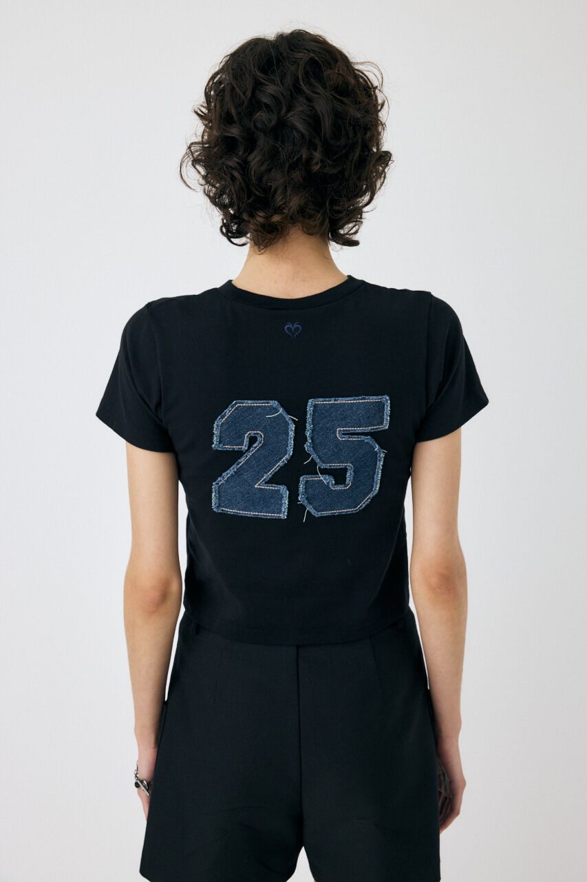 MOUSSY「PATCH DENIM 25TH Tシャツ」|Tシャツ・カットソー|