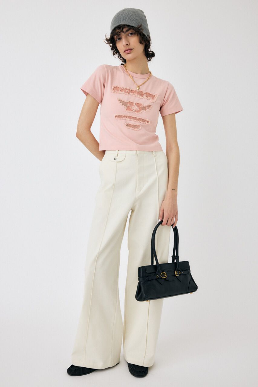 MOUSSY「PATCH DENIM 25TH Tシャツ」|Tシャツ・カットソー|