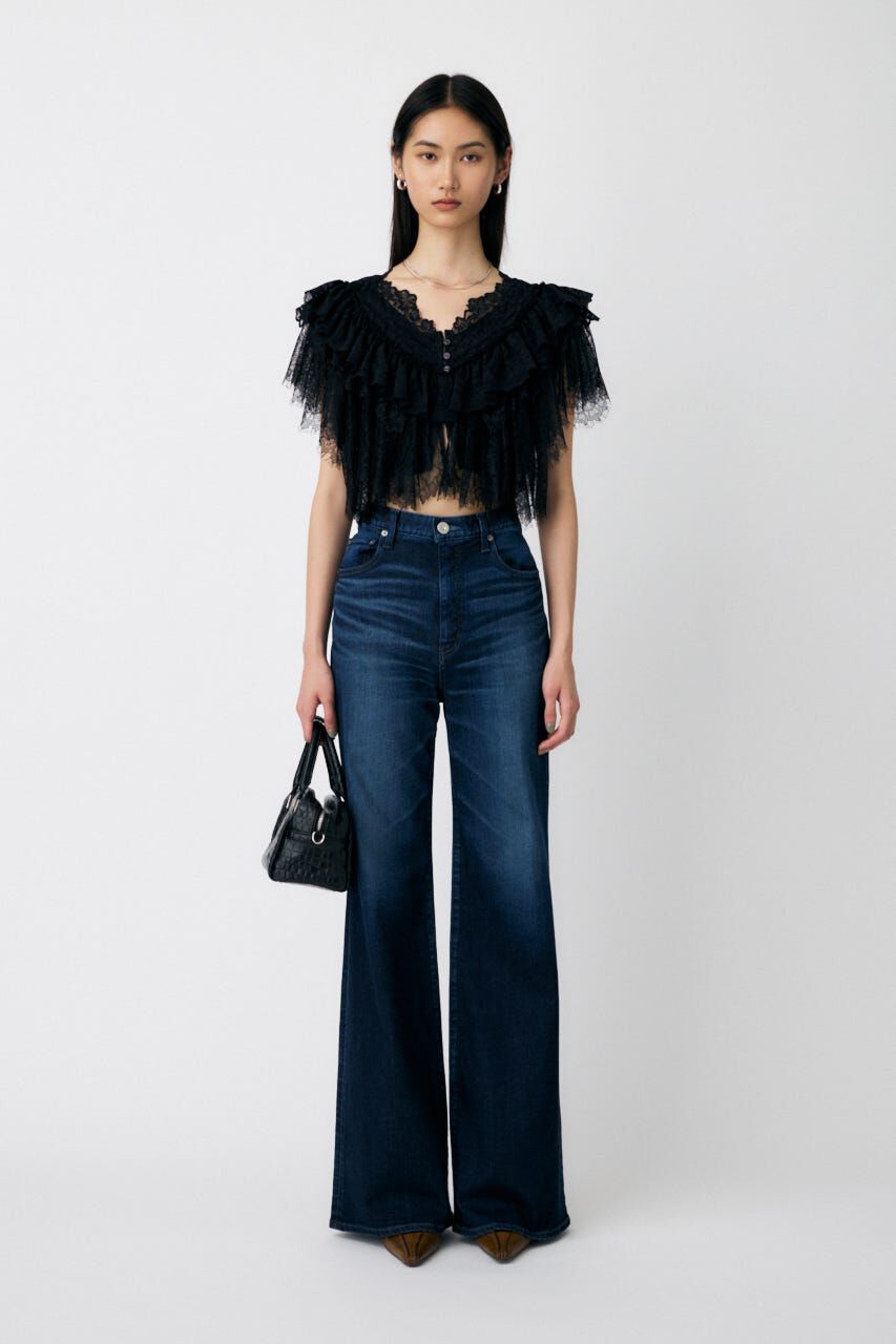 MOUSSY「LACE FRILLS トップス」|シャツ・ブラウス|