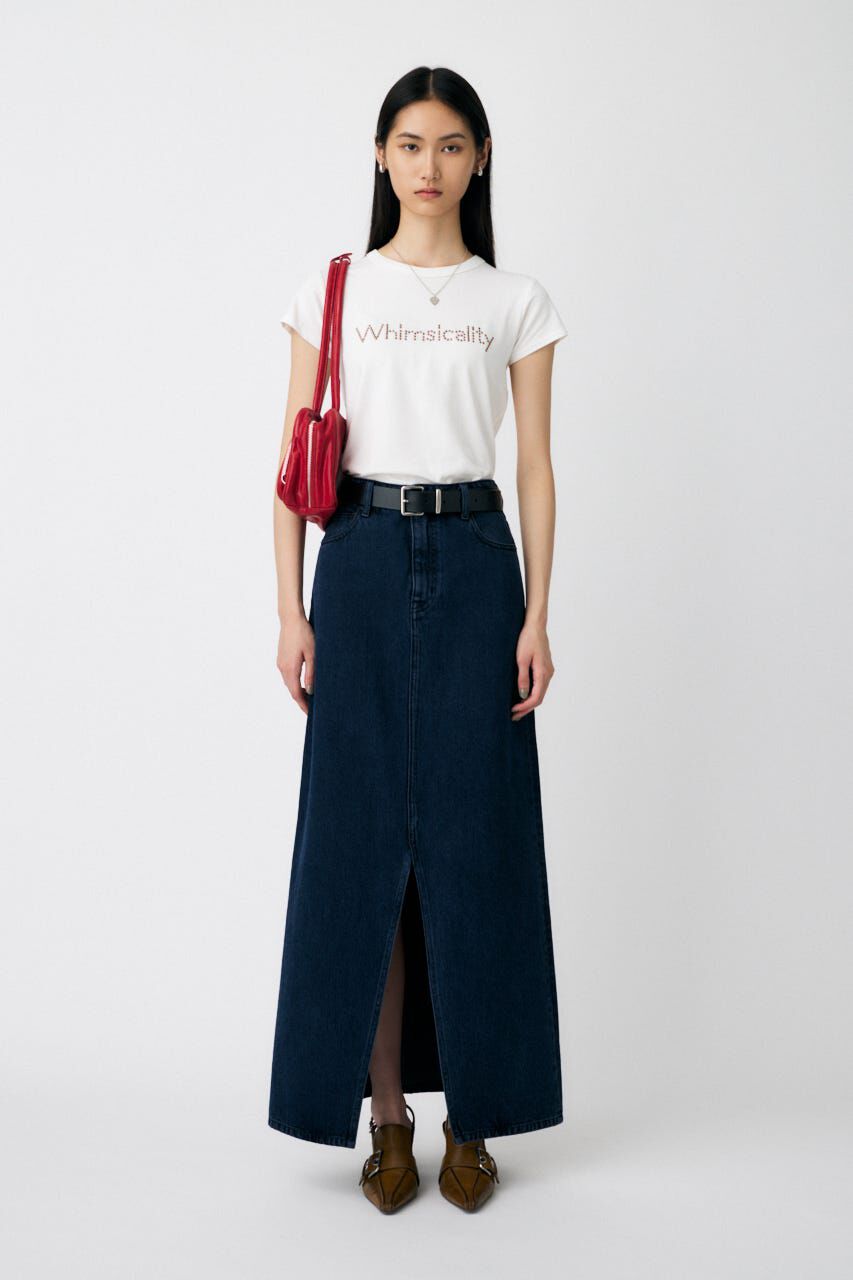 MOUSSY「STUDS LOGO TEE」|Tシャツ・カットソー|