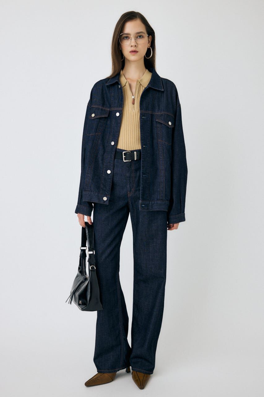 MOUSSY「HALF ZIP CLASSIC ポロ トップス」|ニット・セーター|