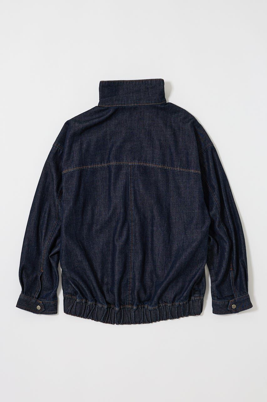 MOUSSY「TENCEL(TM)  DENIM OVER ブルゾン」|デニムジャケット|