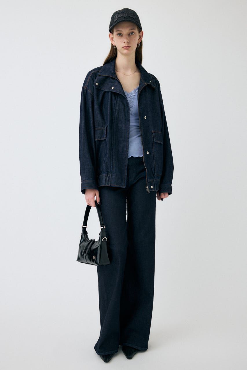 MOUSSY「LACE TRIM ロングスリーブ TEE」|Tシャツ・カットソー|