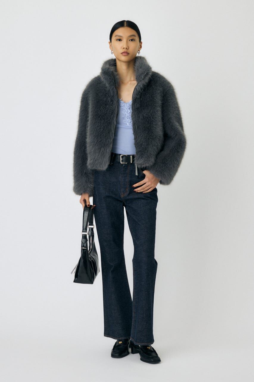 MOUSSY「LACE TRIM ロングスリーブ TEE」|Tシャツ・カットソー|