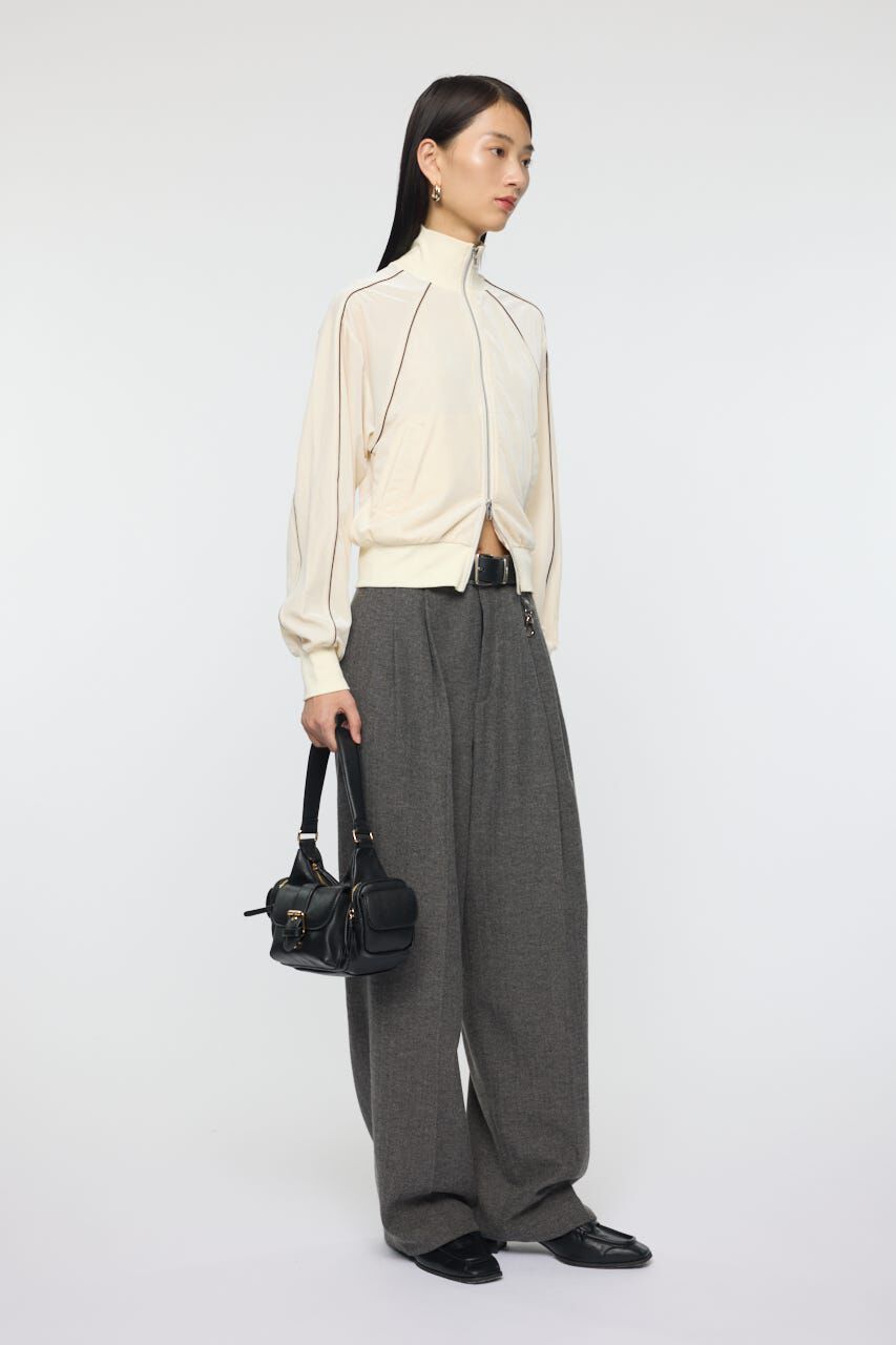 MOUSSY「VELOUR TRACK トップス」|パーカー|