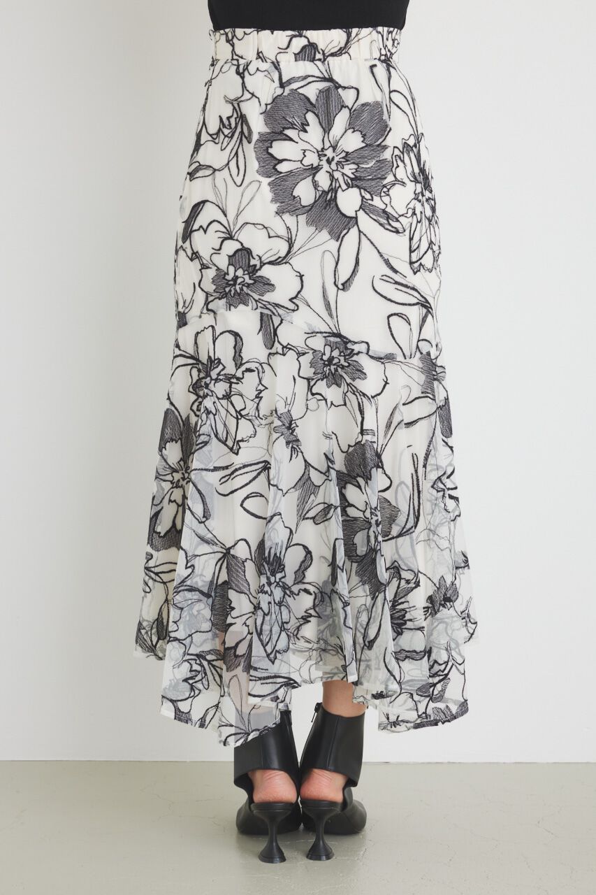 rienda「ウェーブラインJ/WマーメイドSK」|スカート|