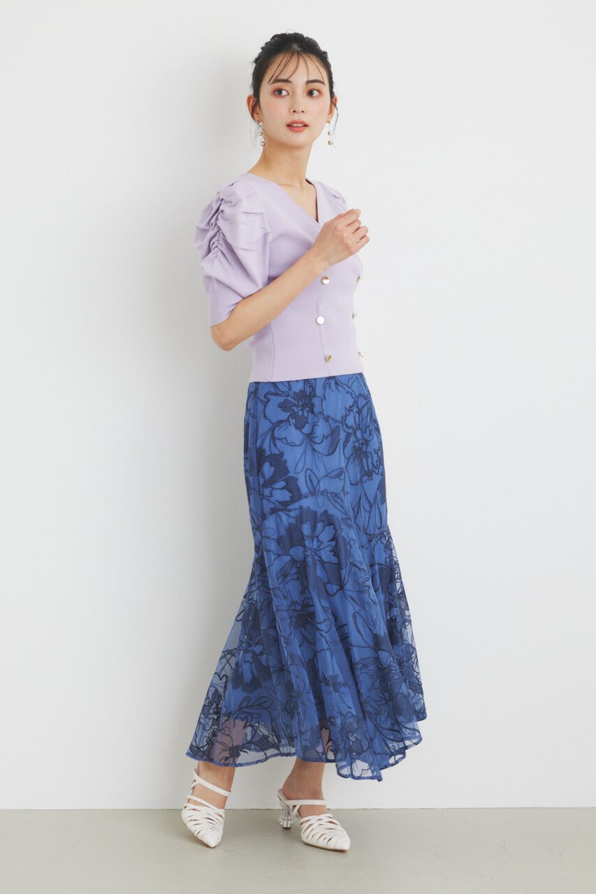 rienda「ウェーブラインJ/WマーメイドSK」|スカート|