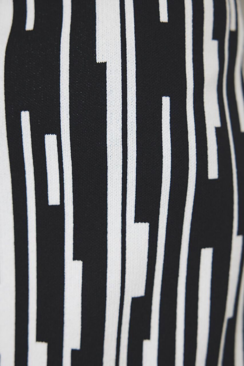 rienda「ジオメトリックジャガードKnit SET OP」|ワンピース|