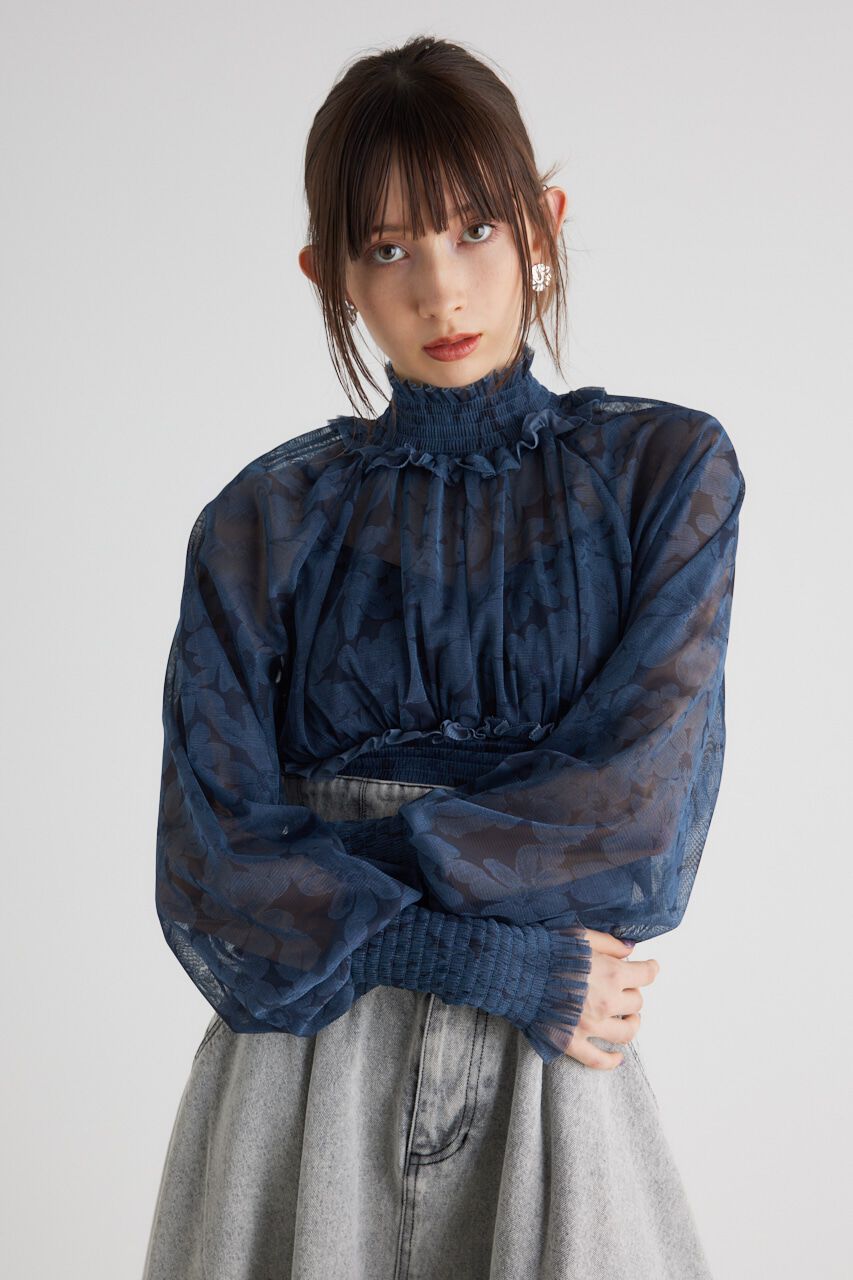 rienda「シャーリングH/W BLS」|シャツ・ブラウス|