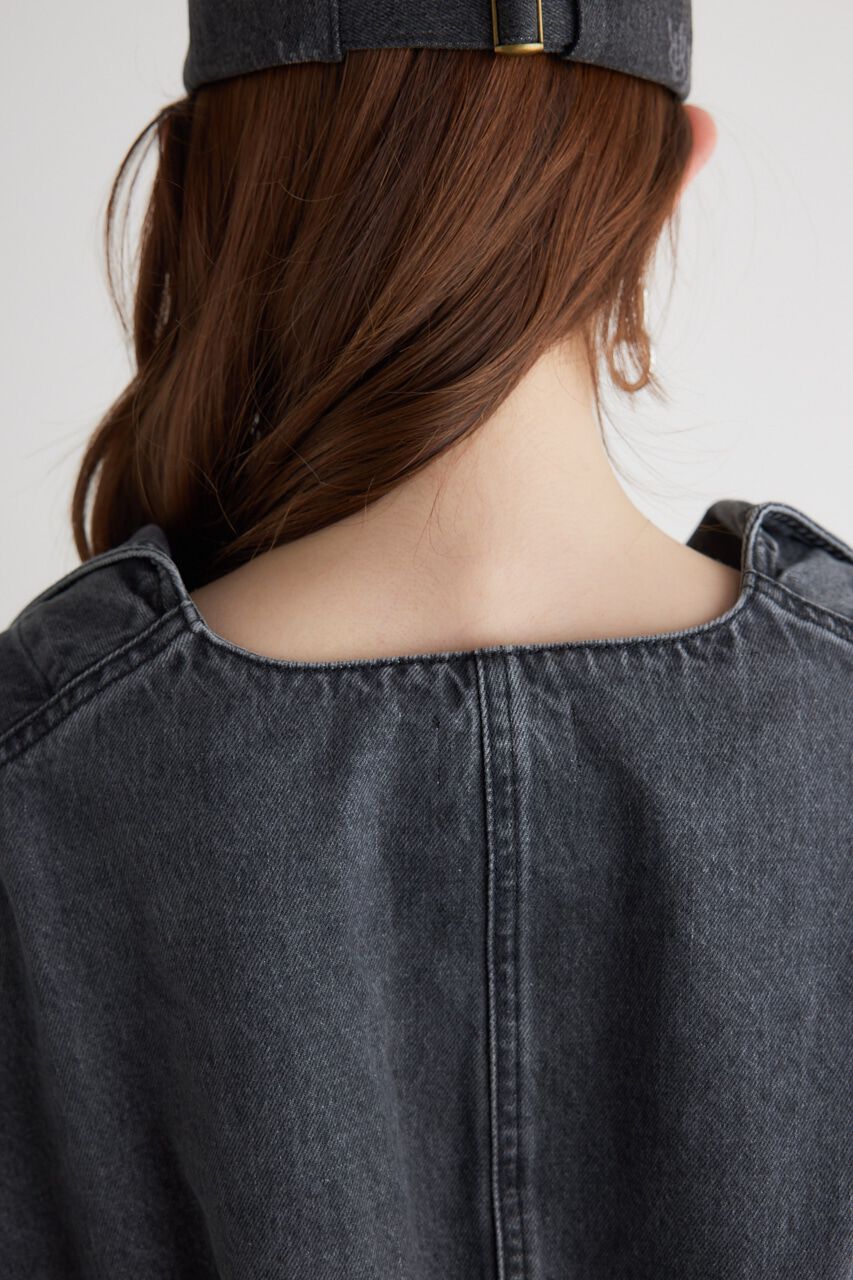 rienda「シングルカラーデニム BZ」|デニムジャケット|