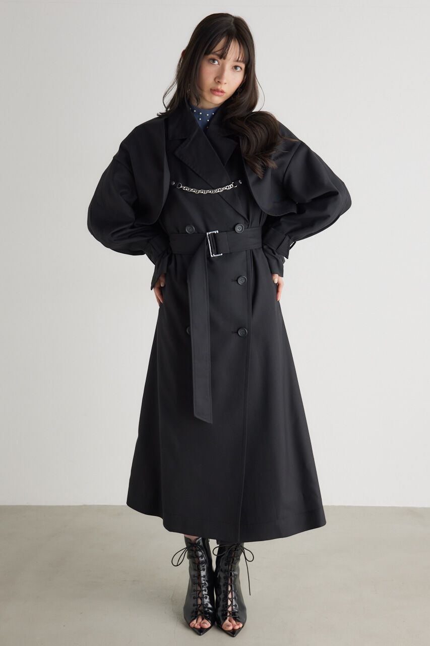 rienda「ボレロSETトレンチ CT」|その他|BLK