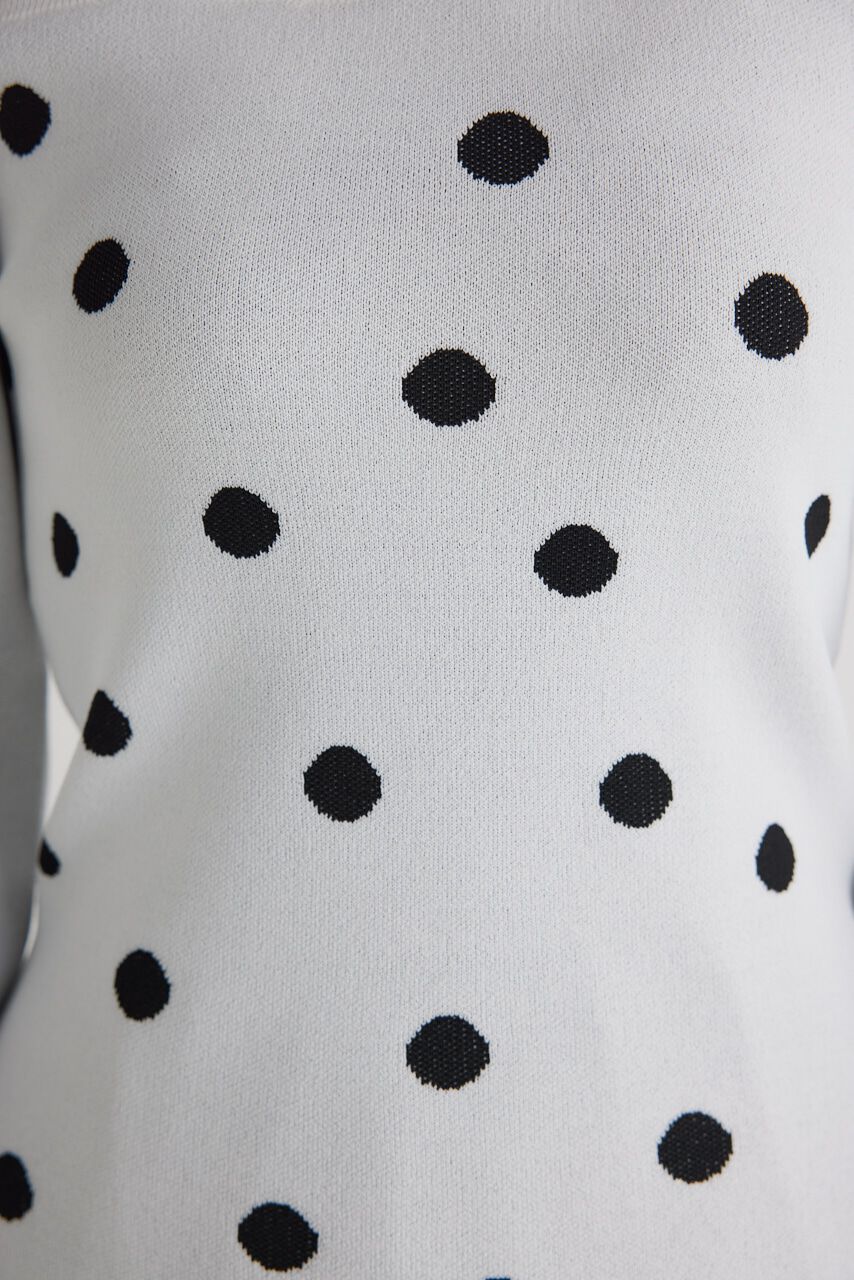 rienda「ケープボタンデザイン Knit TOP」|ニット・セーター|