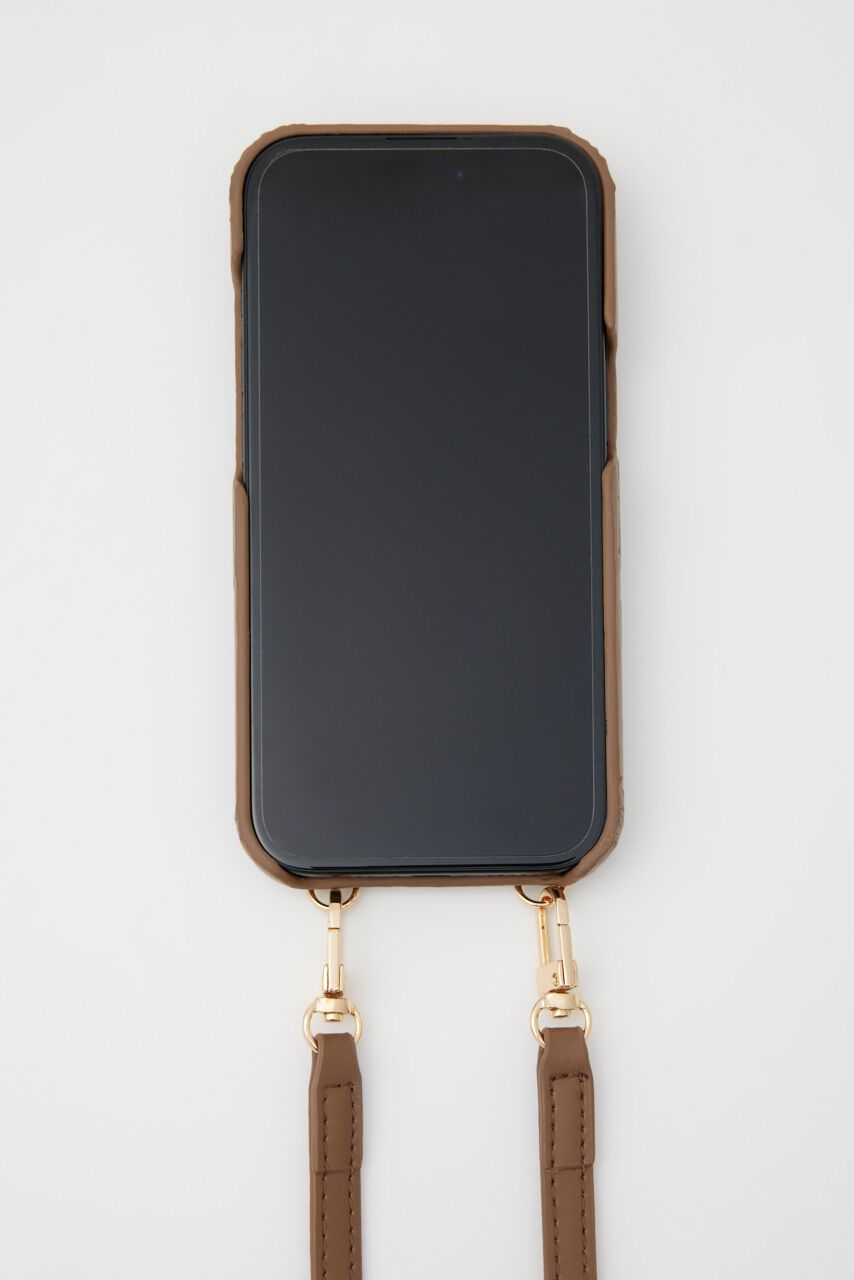 rienda「クロスアールエンボススマホケース」|その他|