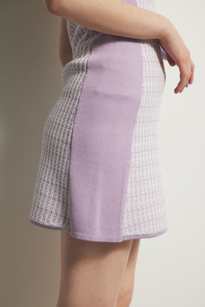 rienda「ニットツイードOP」|ワンピース|