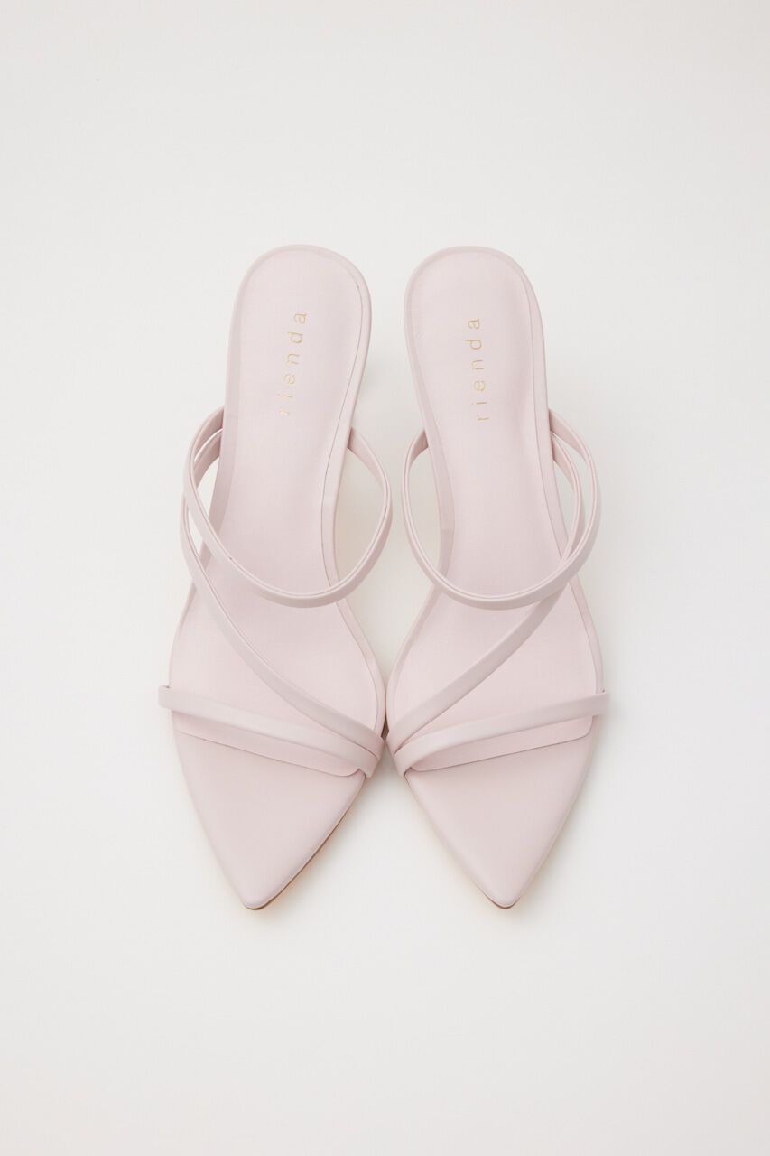 rienda「ハートデザインクリアヒールSDL」|サンダル|