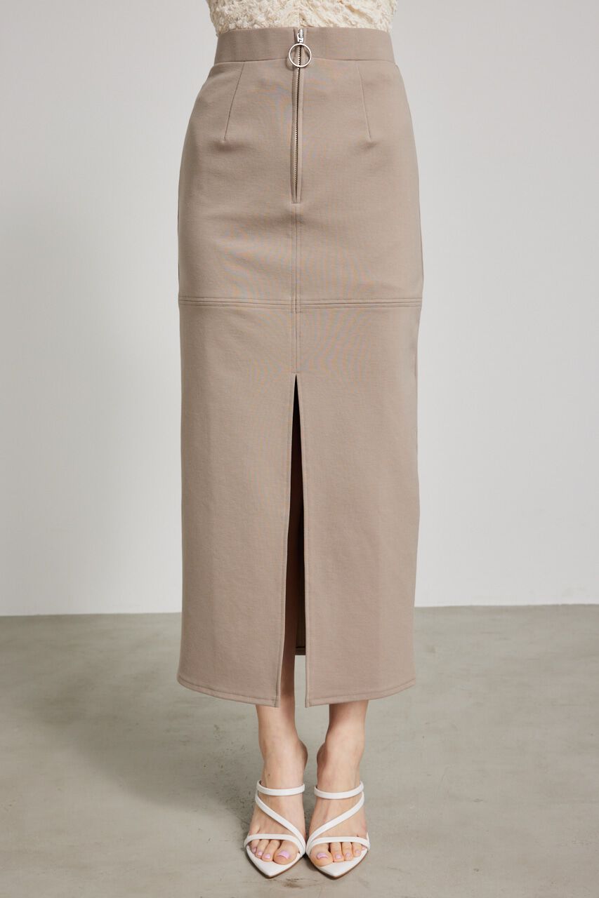 rienda「ディープスリットタイト CUT SK」|スカート|