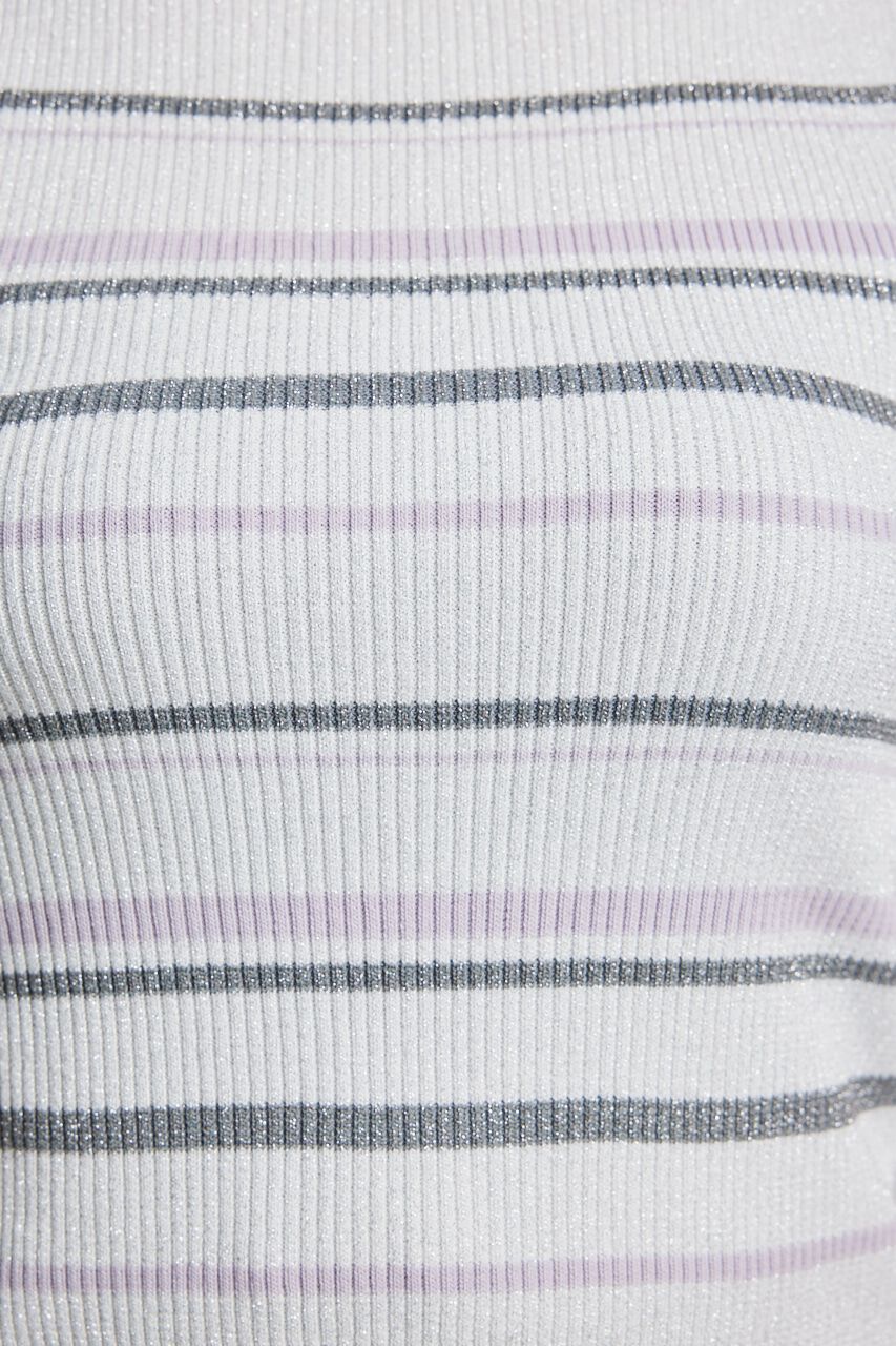 rienda「スリーブレスラメウォッシャブルKnit TOP」|ニット・セーター|