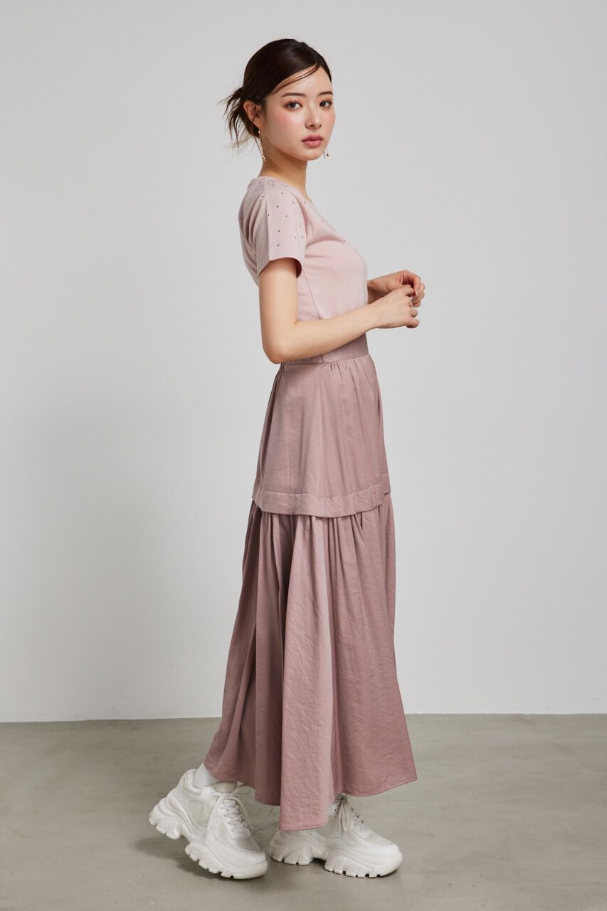 rienda「グラデーションストーンT-SH」|Tシャツ・カットソー|