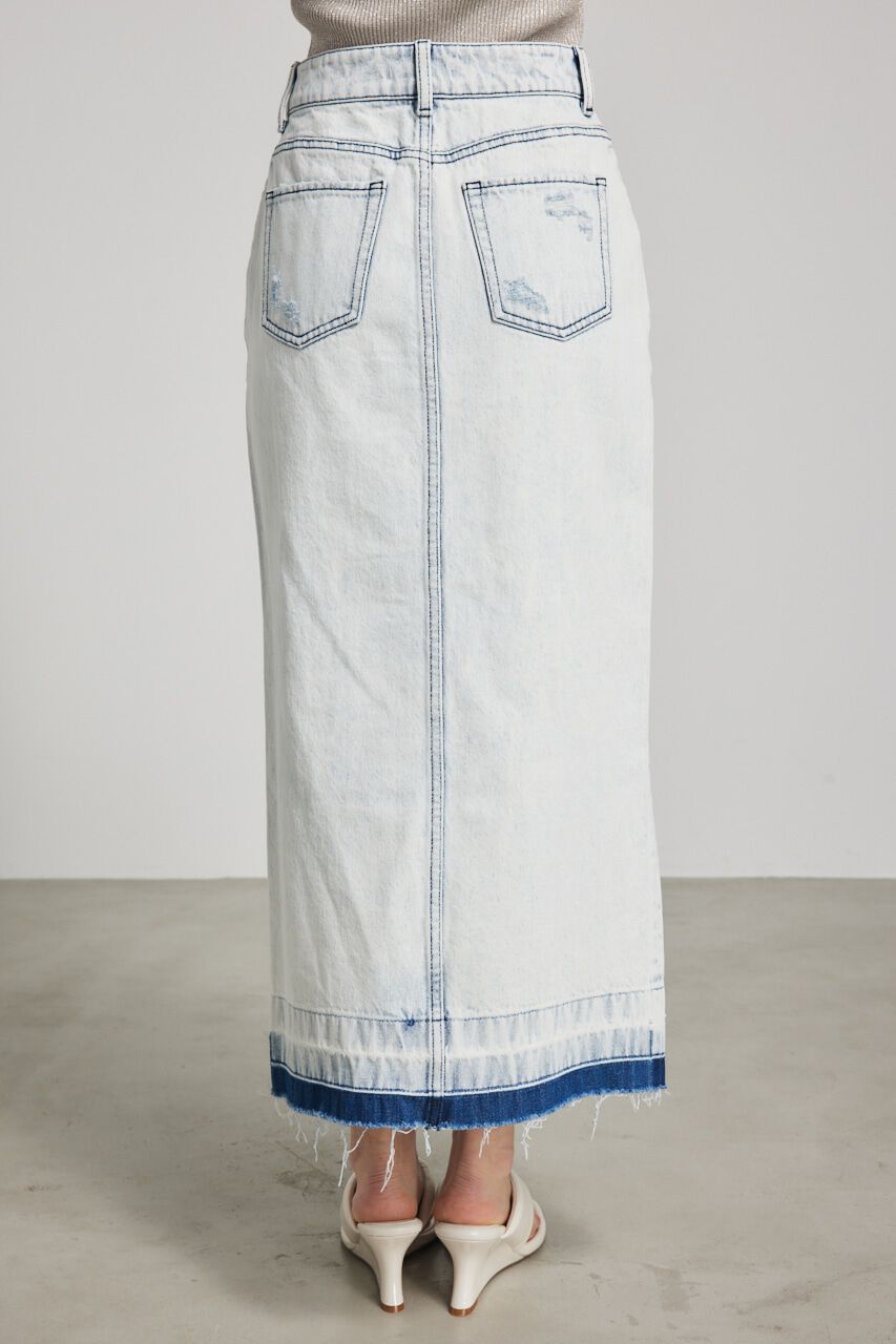 rienda「ダメージDENIM J/W SK」|スカート|