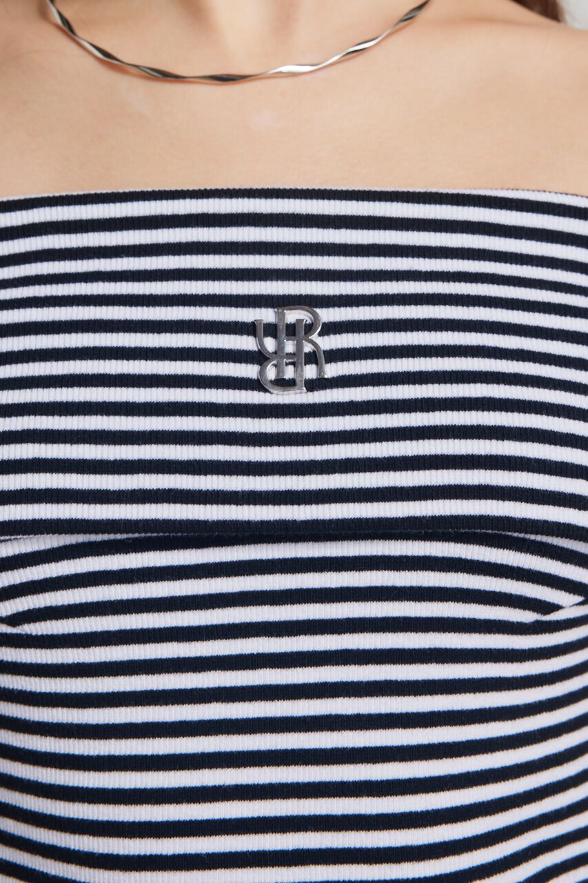 rienda「RモチーフプレートカットTOP」|Tシャツ・カットソー|