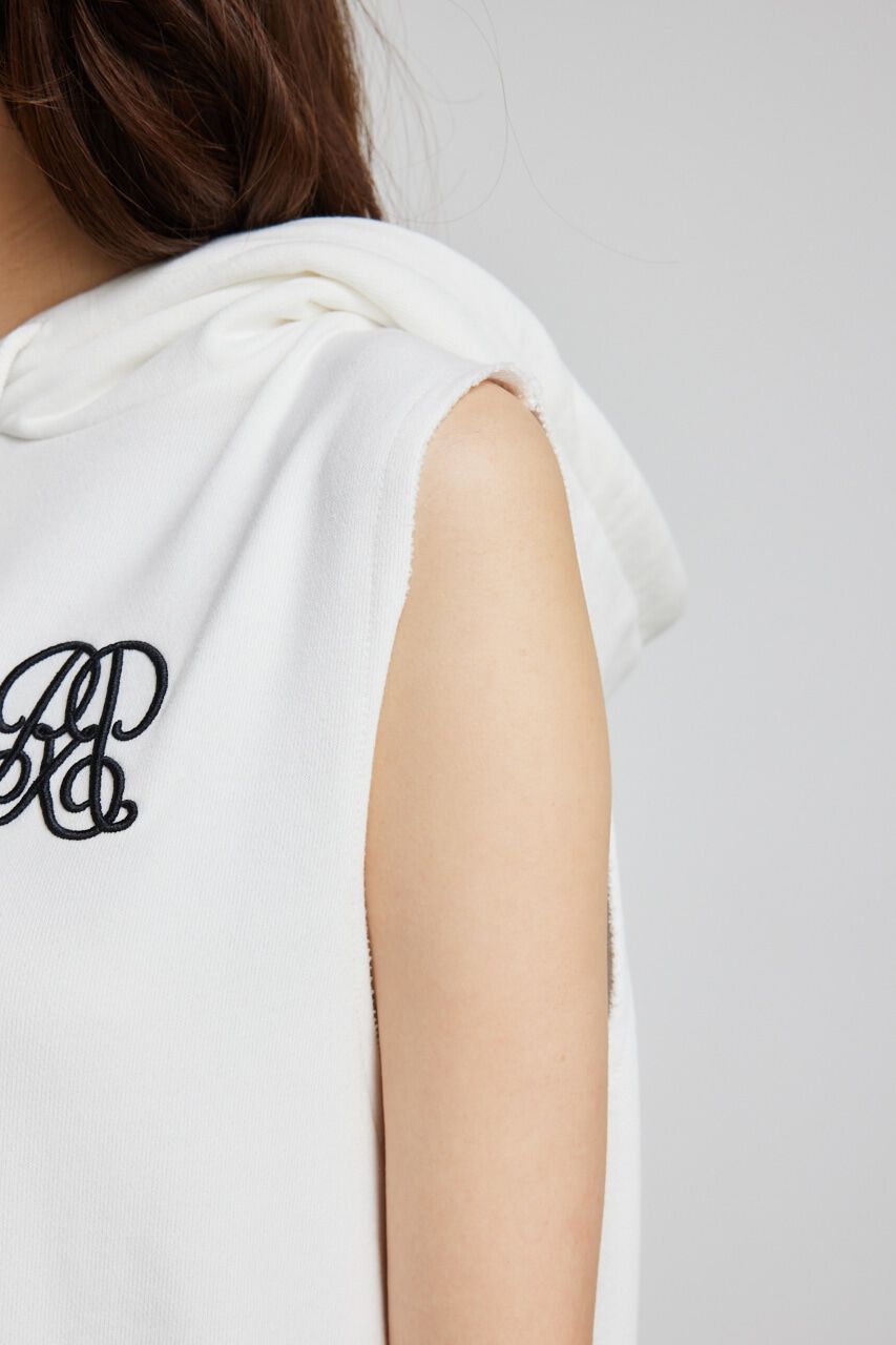 rienda「RモチーフスウェットノースリOP」|ワンピース|