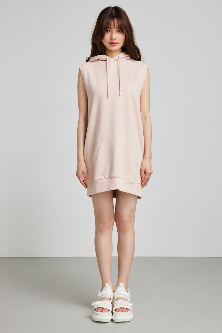 rienda「RモチーフスウェットノースリOP」|ワンピース|